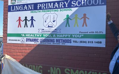 Dynamic Learning Methods Sponsors New School Sign at Lingani Primary